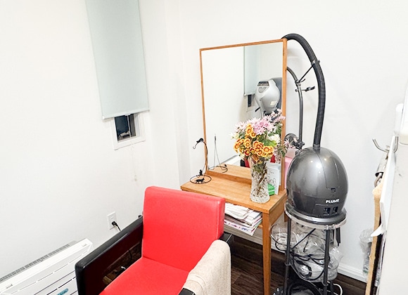 当店1台だけの特等席